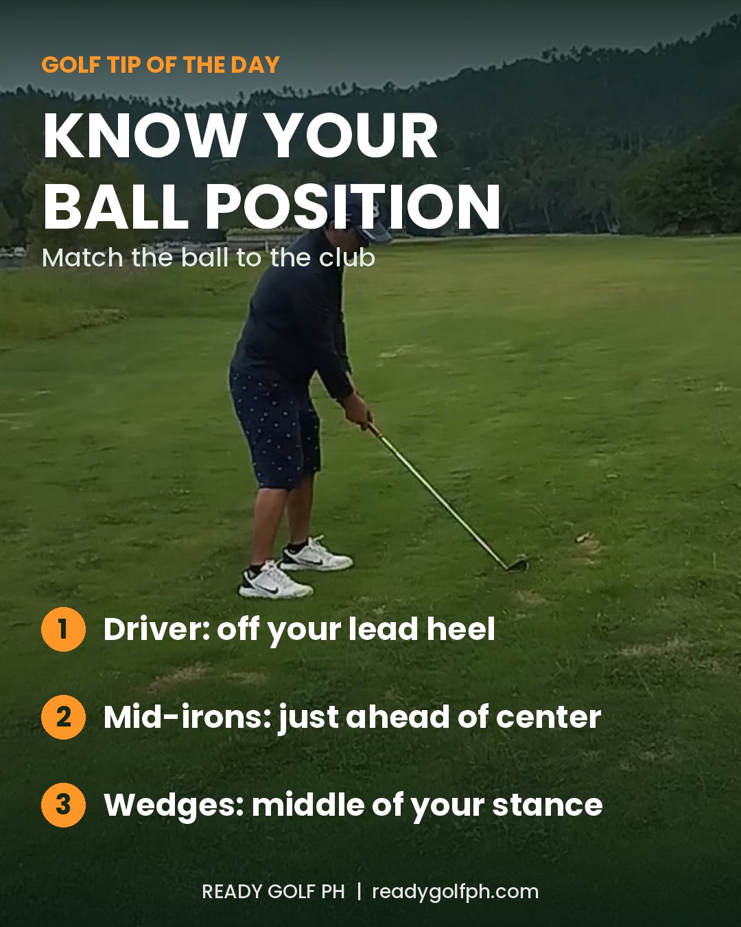 Know your ball position